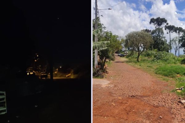 Moradores da Travessa Araucária no Jardim Clarito pedem melhorias na via e na Iluminação pública