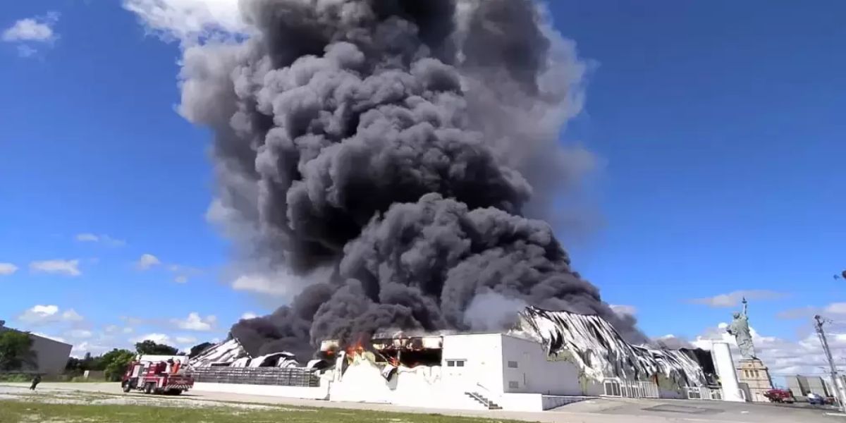 Impressionante: Loja da Havan pega fogo em Vitória da Conquista, na Bahia