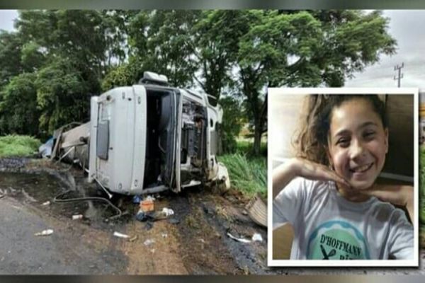 Criança morre após ter cerca de 70% do corpo queimado em acidente na BR-376 em Ponta Grossa