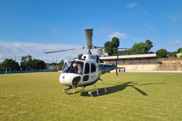 Paciente de 59 anos com hemorragia é aerotransportada a Cascavel