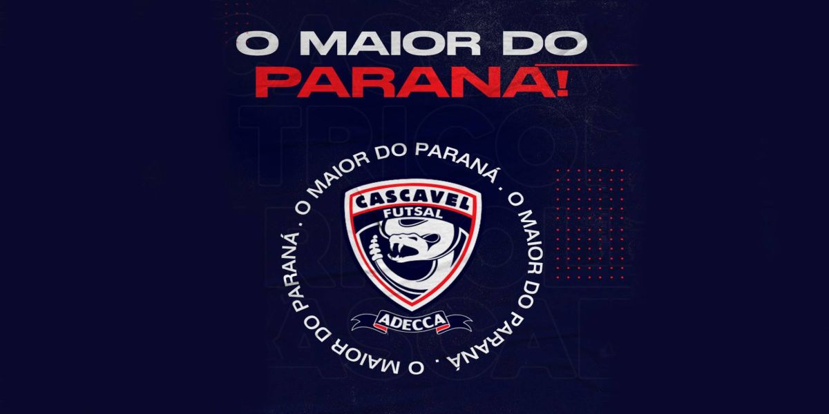 Em ranking do Campeonato Paranaense, Cascavel Futsal é o melhor time da década no estado