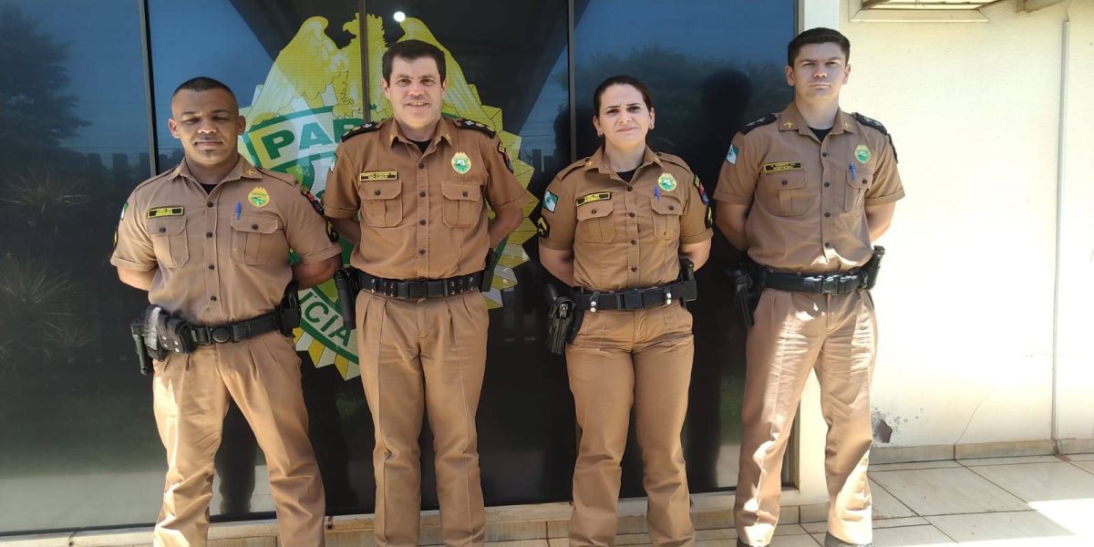 Cerimônia na sede da companhia de Corbélia marca a promoção de PMs