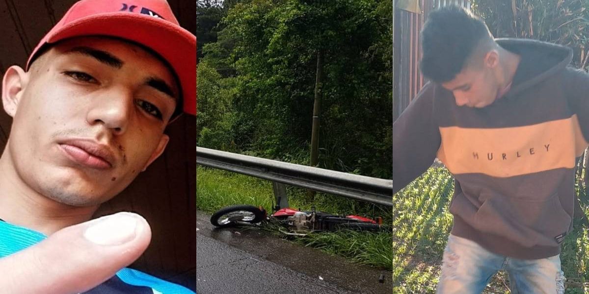 Mãe vê momento em que os dois filhos morrem em acidente de moto no Paraná