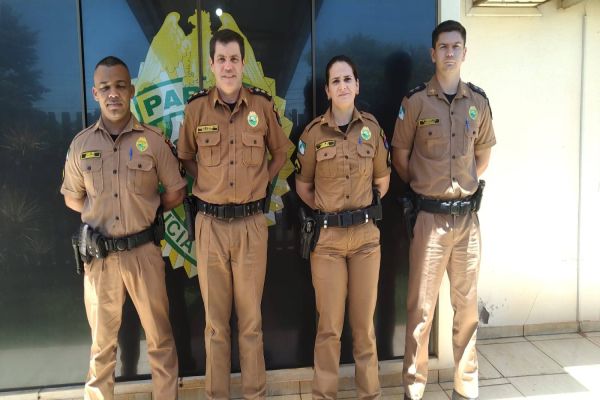 Cerimônia na sede da companhia de Corbélia marca a promoção de PMs