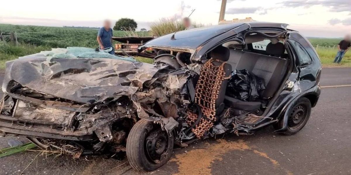 Avós e netos morrem em acidente com cinco mortes na PR-218 em Guapirama