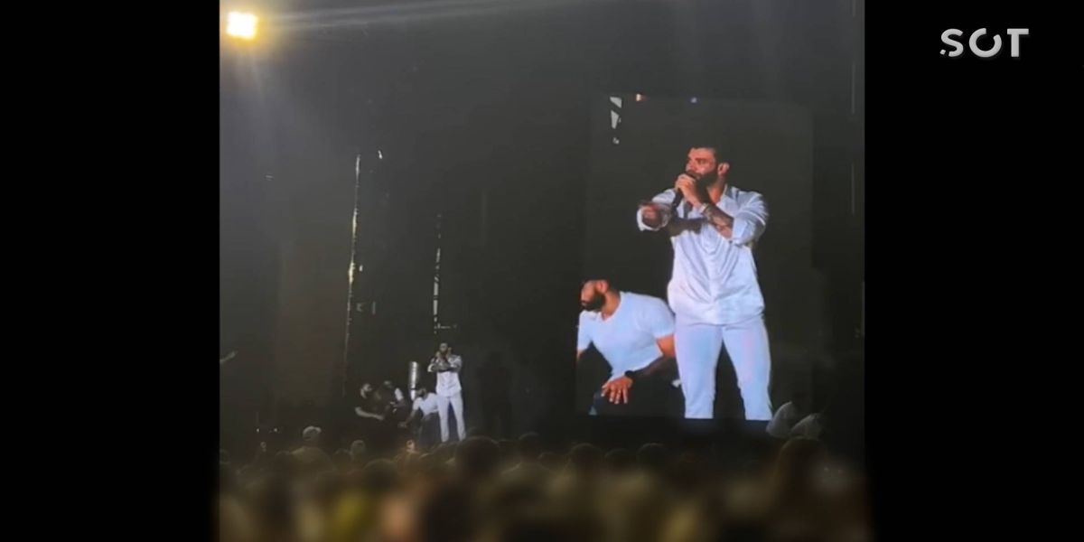 Gusttavo Lima expulsa mulher de show em Réveillon de luxo: 'Não tem respeito'