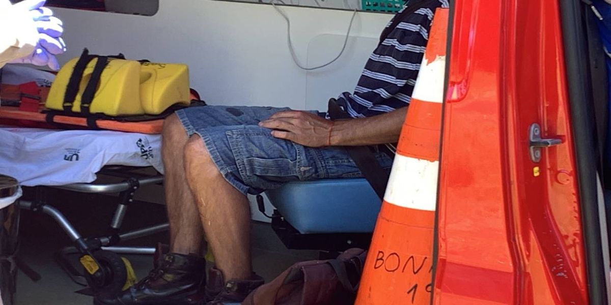 Homem é atendido pelo Siate com lesão na cabeça após suposta agressão no Lago Municipal