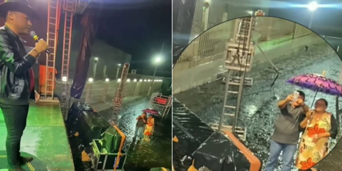 Cantor viraliza após fazer show e ser assistido somente pelos pais; Veja o vídeo