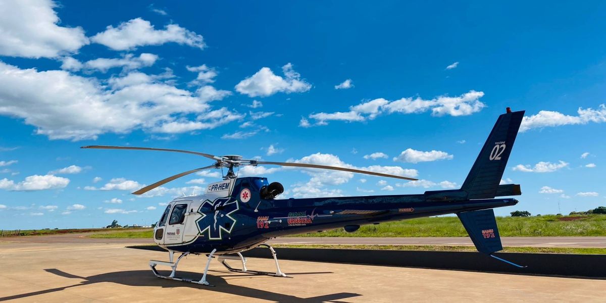 Aeromédico do Consamu/Governo do Estado completa a missão de número 4 mil