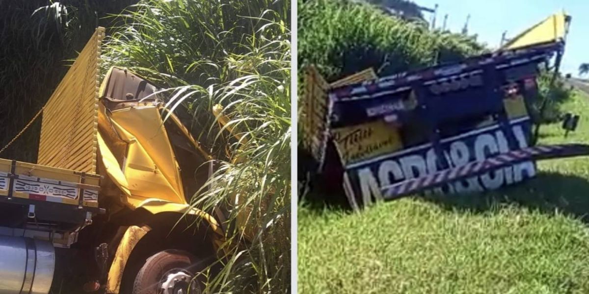 Motorista fica ferido em acidente na PR-466, entre Manoel Ribas e Pitanga