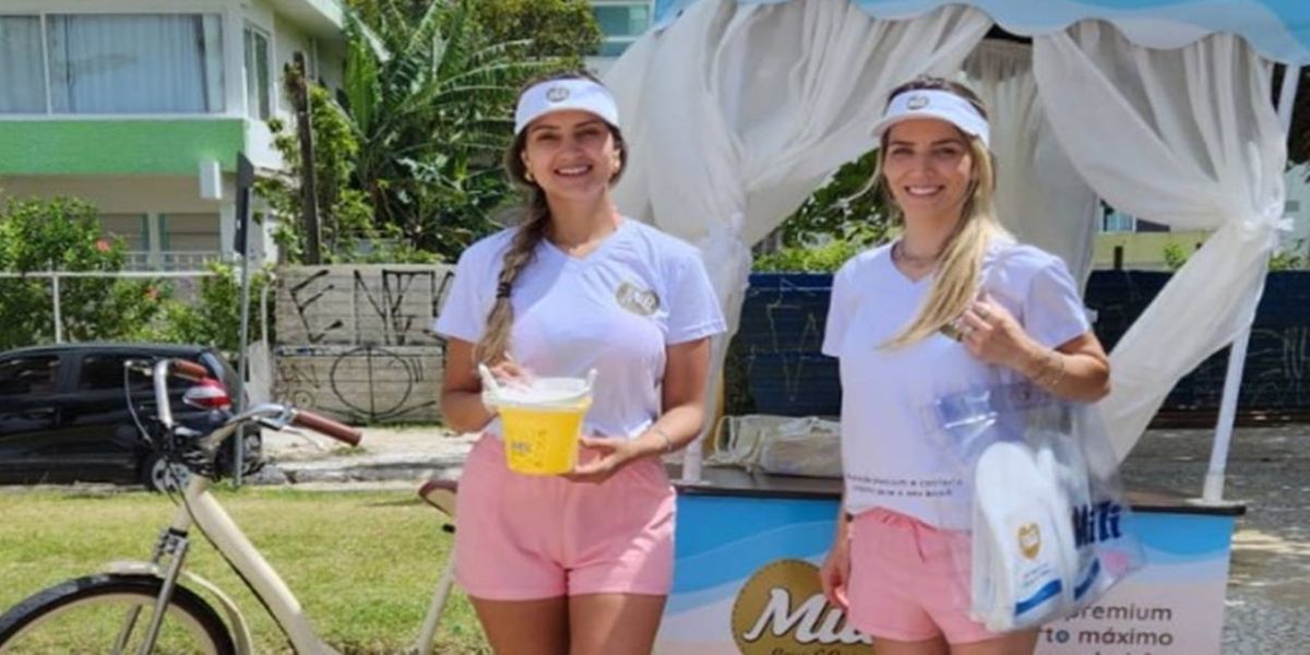 Bike Fraldário da Mili leva comodidade para famílias com bebês no litoral paranaense