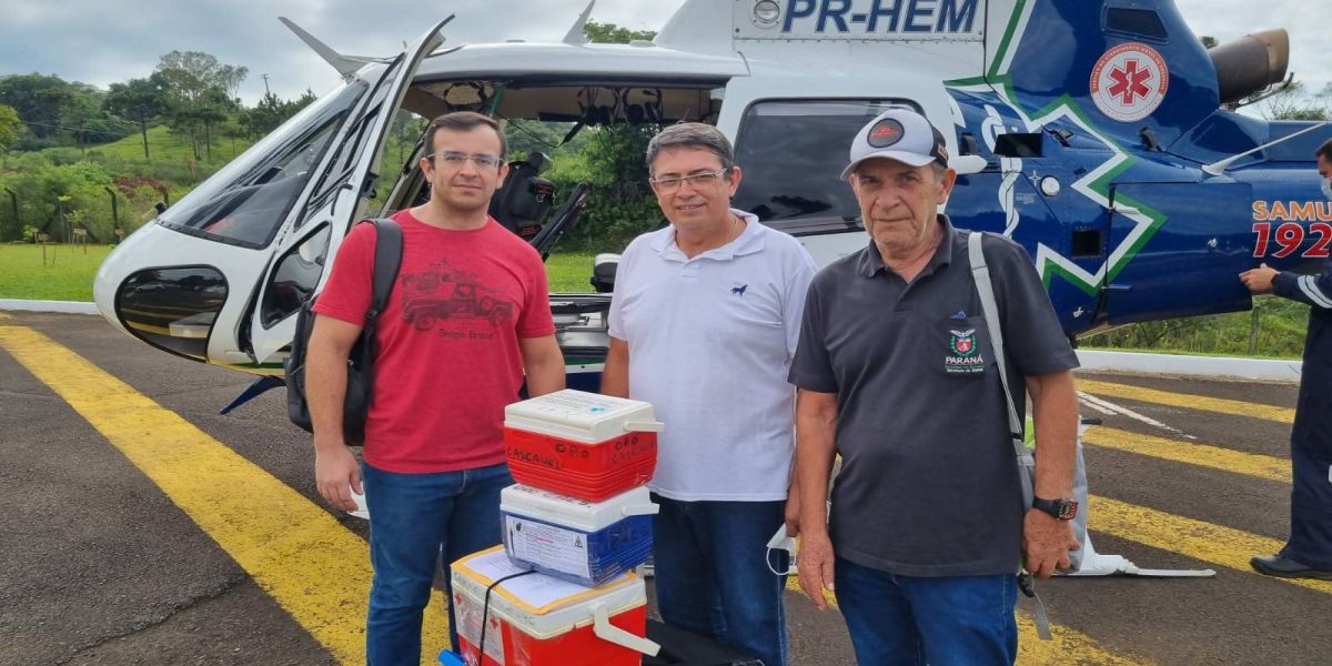 Aeromédico do Consamu transporta órgãos de Francisco Beltrão a Cascavel