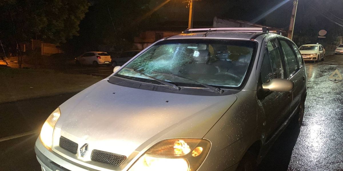 Idoso fica desacordado após ser atropelado no Bairro Interlagos, em Cascavel
