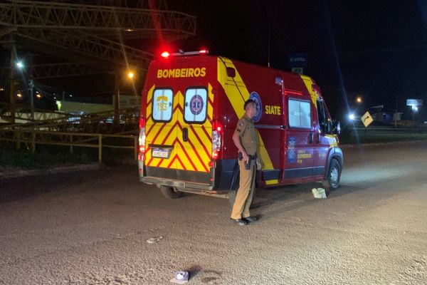 Imagem referente a notícia: Homem tenta furtar empresa e é atingido por disparo de arma de fogo na BR-277, em Cascavel