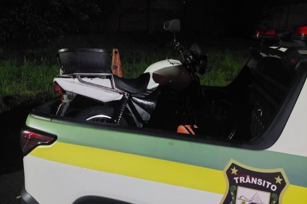 GM e Transitar recuperam moto furtada em rondas de fiscalização