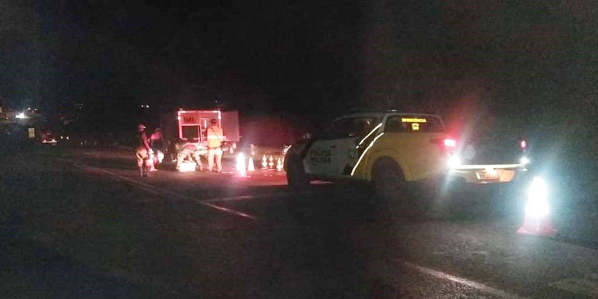 Pedestre morre ao ser atingido por retrovisor de caminhão na PR-431 em Jacarezinho
