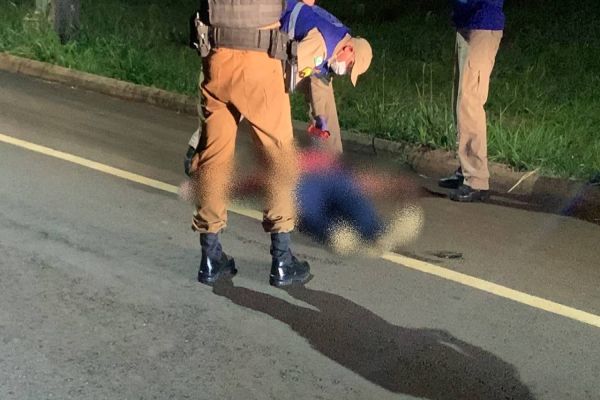 Imagem referente a notícia: Homem de 36 anos é morto após ser alvejado por quatro disparos de arma de fogo no Jardim Riviera