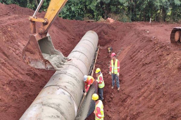 Com passa-fauna, terraplanagem e viaduto em obras, duplicação da Rodovia das Cataratas avança
