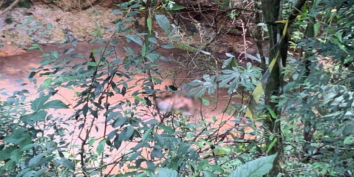Homem desaparecido é encontrado morto em riacho no Bairro Parque Verde, em Cascavel