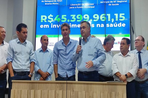 Estado libera R$ 45 milhões para investimentos em saúde a 25 municípios da região de Cascavel