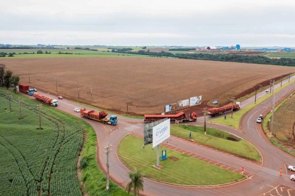 C.Vale recebe segunda remessa componentes da esmagadora de soja