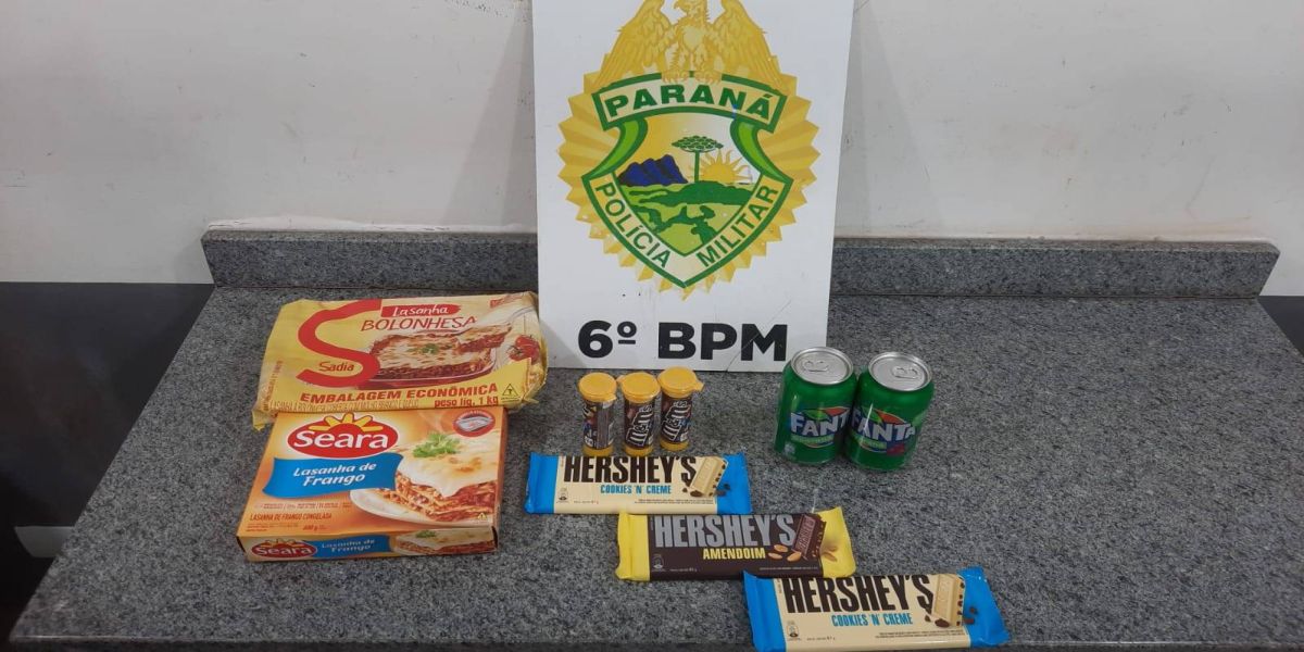 Dois adolescentes são detidos furtando chocolates no Bairro Parque Verde