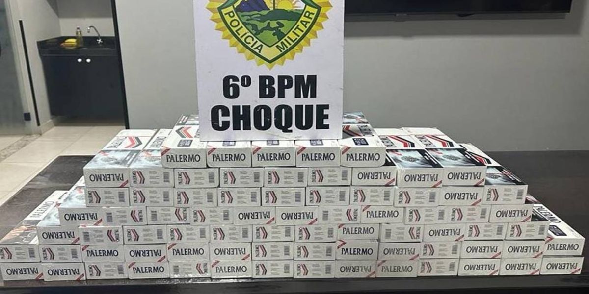 Polícia Militar apreende cigarro contrabandeados na Praça de Pedágio Céu Azul