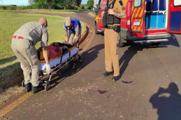 Após assaltar ônibus, ladrão sofre acidente e quase morre no norte do Paraná
