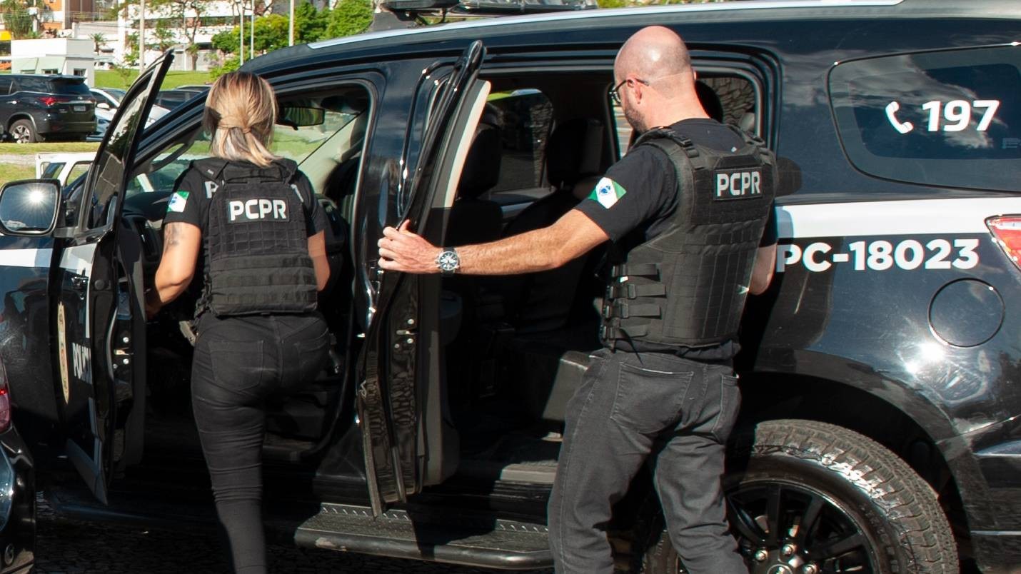 PCPR prende homem em flagrante por roubo em farmácia no Oeste do Paraná