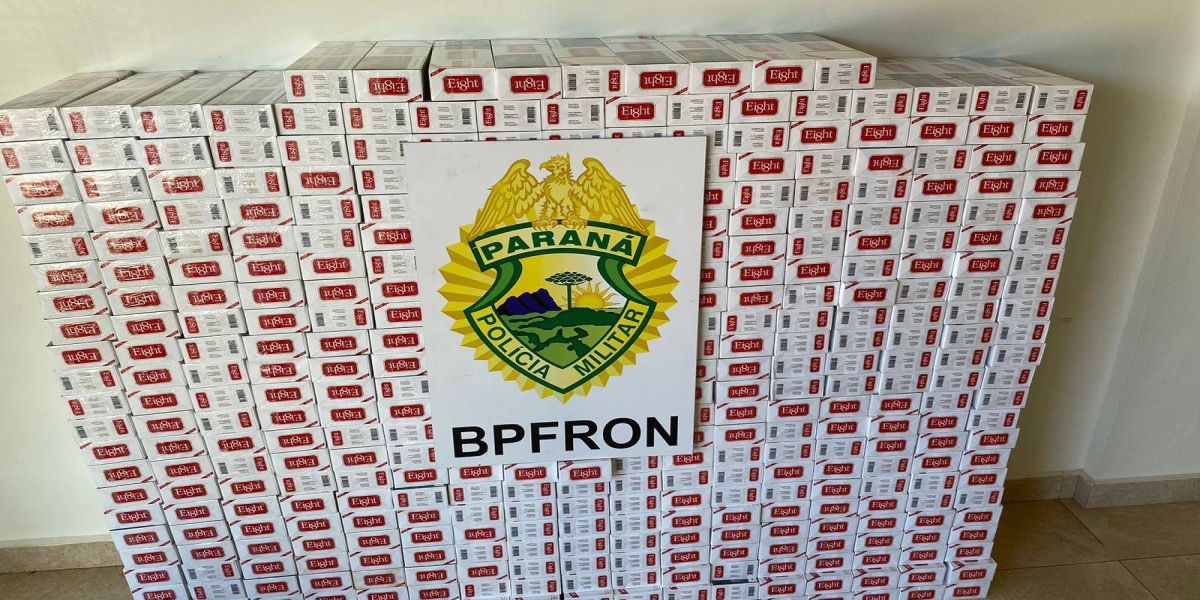 BPFRON apreende dois veículos, cigarros, aparelhos celulares e eletrônicos em Céu Azul