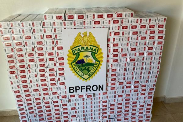 BPFRON apreende dois veículos, cigarros, aparelhos celulares e eletrônicos em Céu Azul