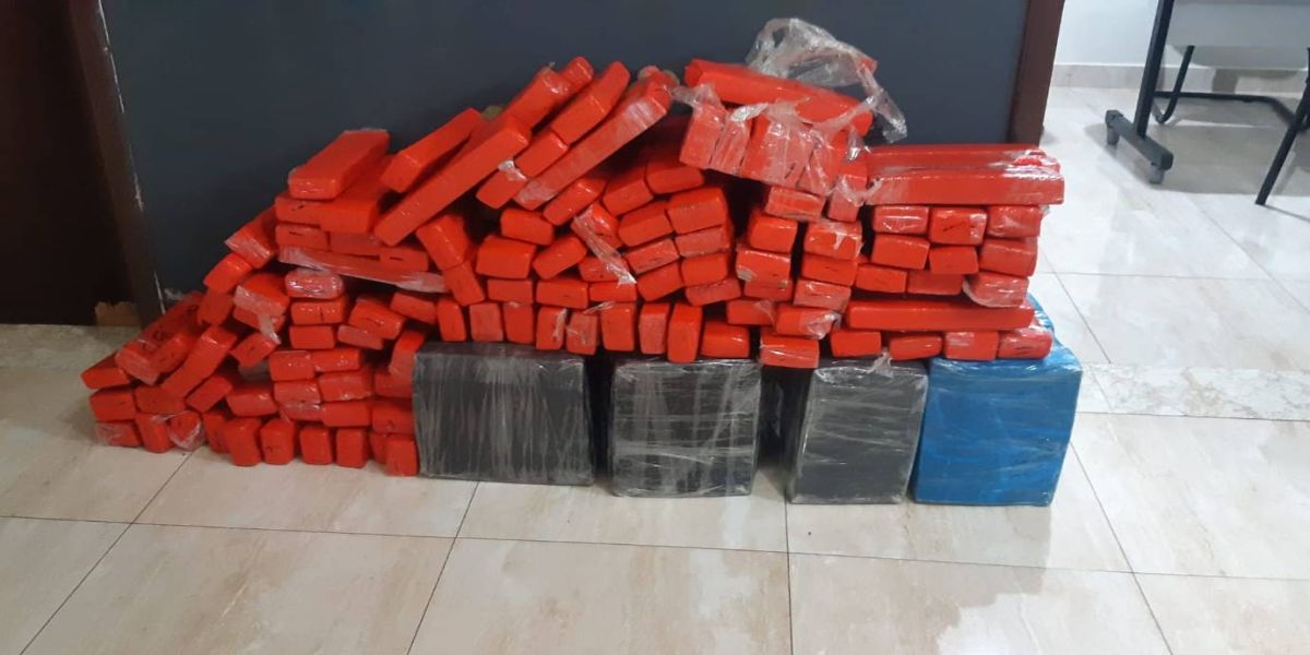 PRF apreende quase 200kg de maconha em abordagem na BR-369