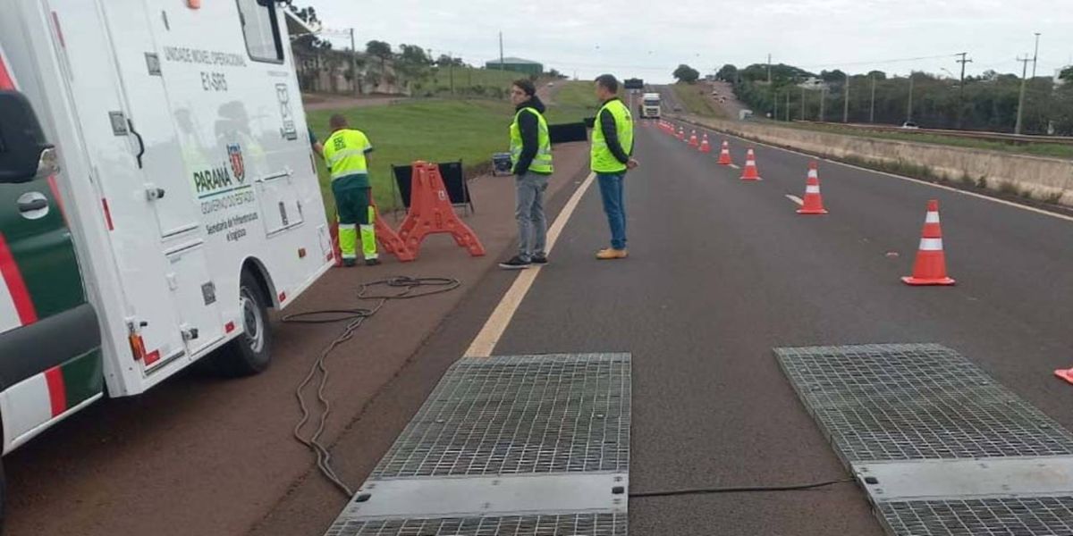 DER/PR inicia fiscalização efetiva de cargas pesadas nas regiões Oeste e Sudoeste