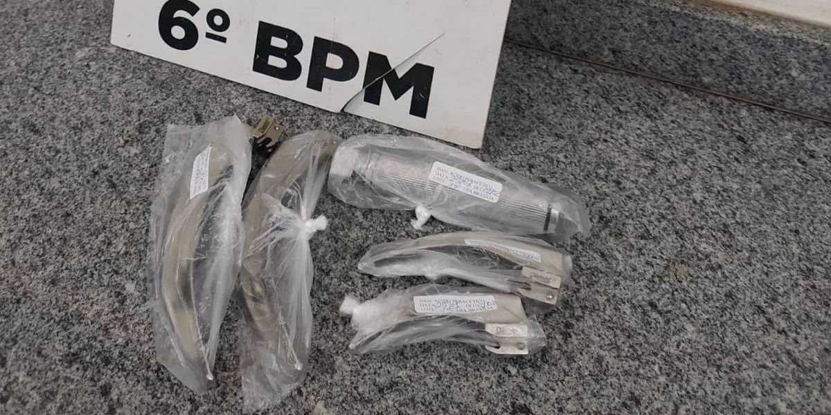 Homem é detido pela PM com produtos hospitalares furtado da UPA Brasília