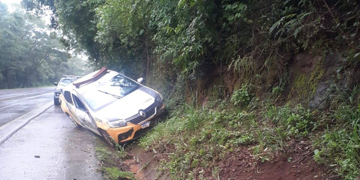 Policial Militar fica ferido após acidente de trânsito na PR-487
