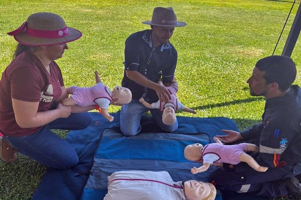 Show Rural: Público participa de simulações de urgência e emergência do NEP/Consamu