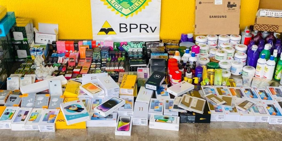 PRE apreende mercadorias sem origem declarada de grande valor durante patrulhamento na PR-317