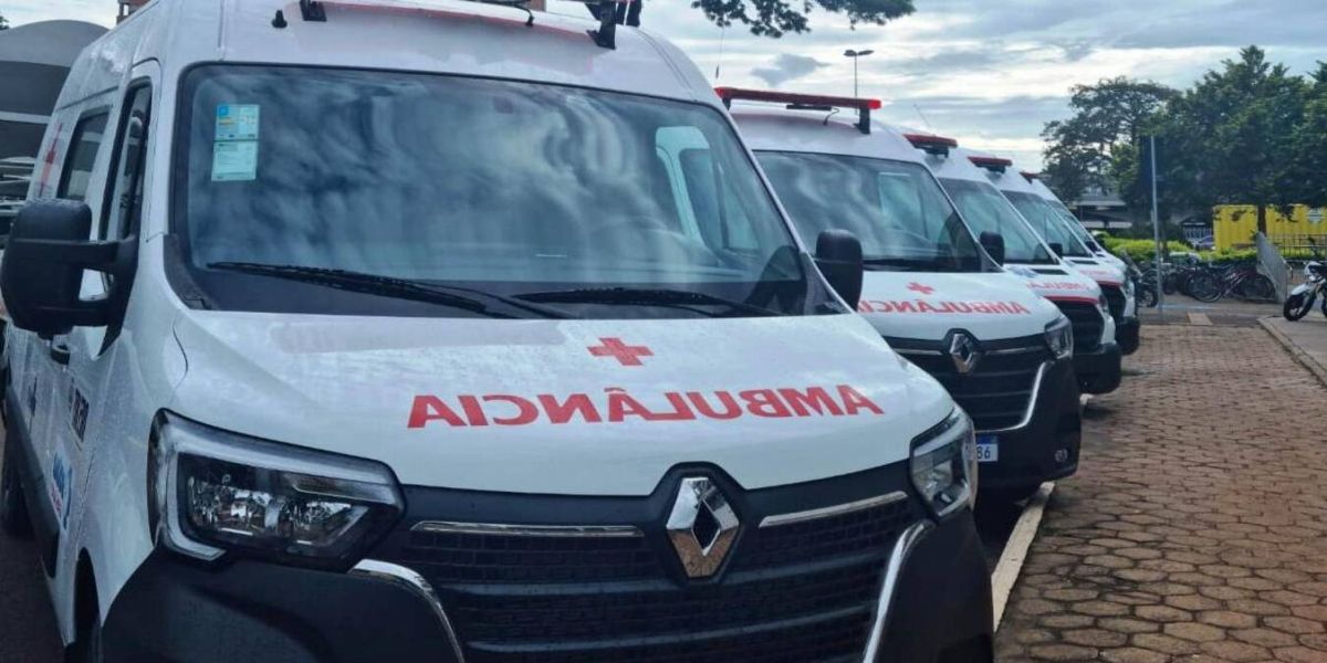 Saúde de Toledo recebe maior frota de veículos da história