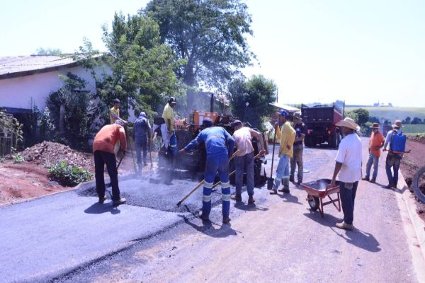 Sonho realizado: Rua Aldino Formiguieri é asfaltada em Corbélia