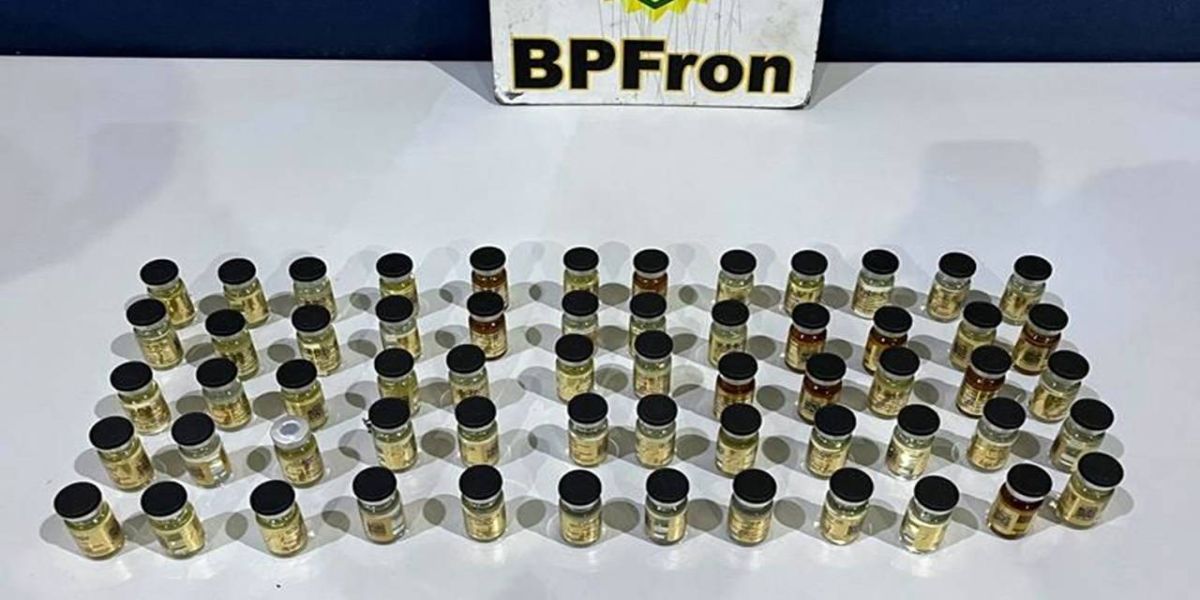 BPFRON apreende anabolizantes em ônibus na cidade de Cascavel