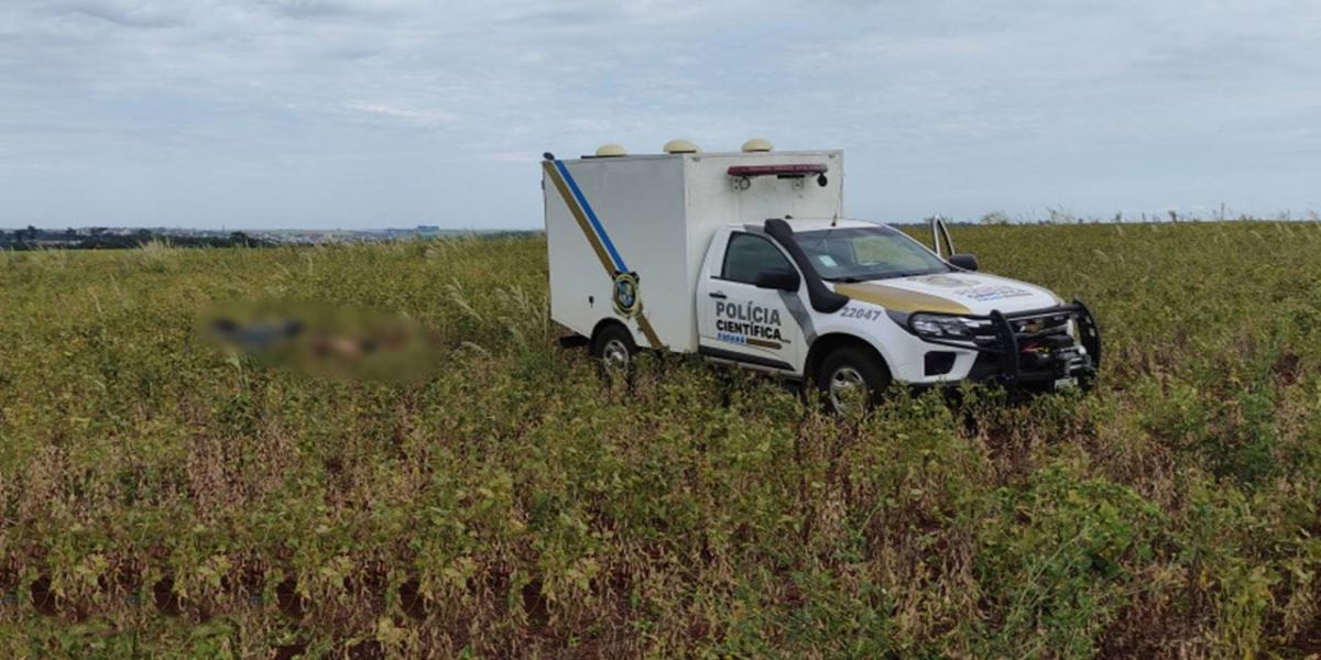 Jovem é encontrado morto com disparos de arma de fogo no interior de Medianeira