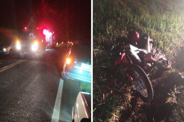 Homem morre e mulher fica em estado grave após acidente em Três Barras do Paraná