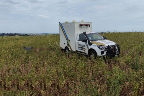 Jovem é encontrado morto com disparos de arma de fogo no interior de Medianeira