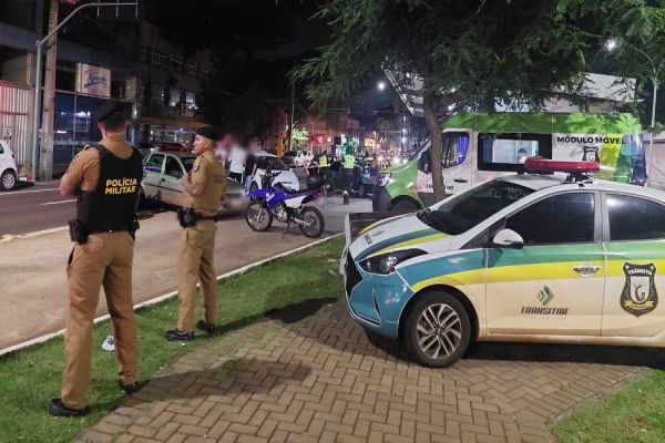 Vinte e seis condutores embriagados são flagrados durante Operação Lei Seca em Cascavel