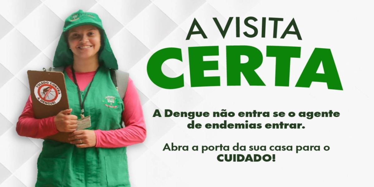 “A Visita Certa”, a importância dos agentes de endemias no combate à dengue