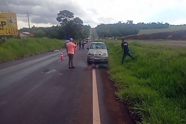 Ciclista morre após ser atropelado por carro na BR-277 em Foz do Iguaçu