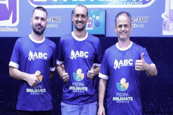 Ico, Xibiu e Renatinho: O trio que levou Corbélia para a elite nacional da Bocha