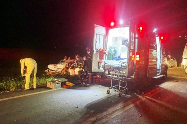 Três pessoas morre em trágico acidente na PR-472; Entre as vítimas um Bebe de um ano