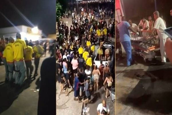 Imagem referente a notícia: Tiroteio em bloco em Magé deixa dois mortos e vários feridos