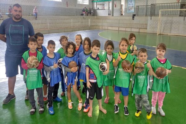 Secretaria de Esporte e Lazer de Corbélia abre turma de Futsal Kids para crianças de 04 a 05 anos